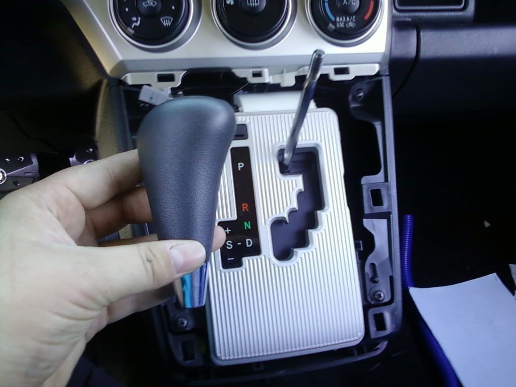 Shifter and AC knob LED convesion Scion XB Forum